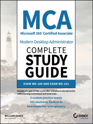 cover image of MCA Modern Desktop Administrator Complete Study Guide
